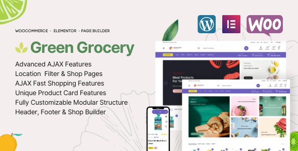 Grocery Store Elementor WooCommerce Theme