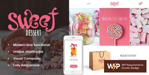 Sweet Gift Shop Elementor WordPress Themes
