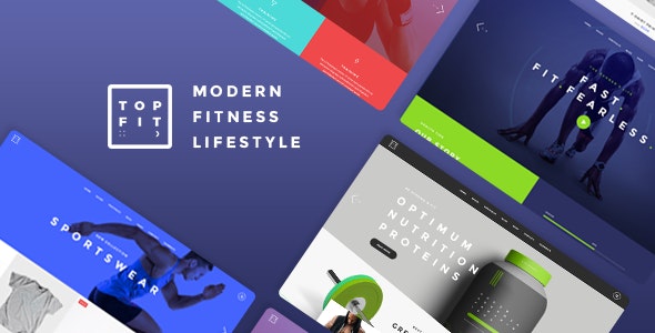 Topfit Fitness Elementor WordPress Themes