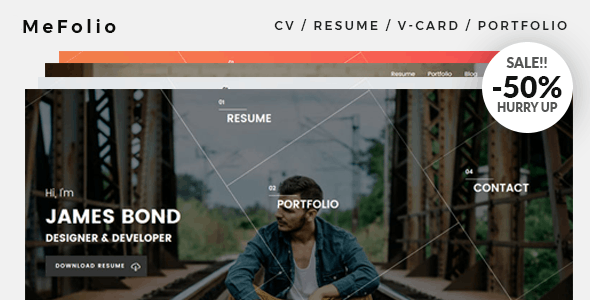 Resume WordPress Theme